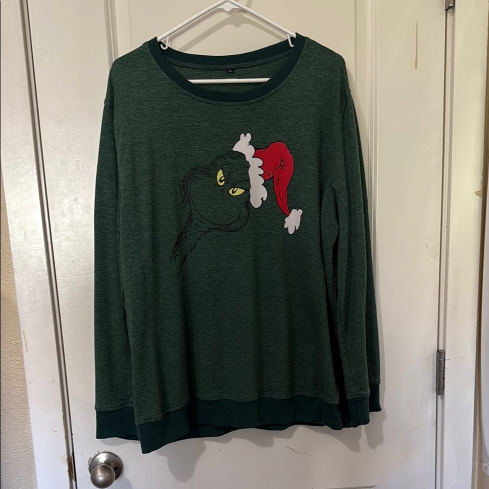 Green Grinch Christmas Sweater